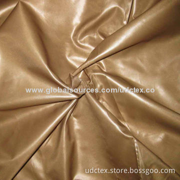 Polyester Fine Taffeta Fabric with Cire Finish, Down-resistant Fabric 290T, 50Dx50D